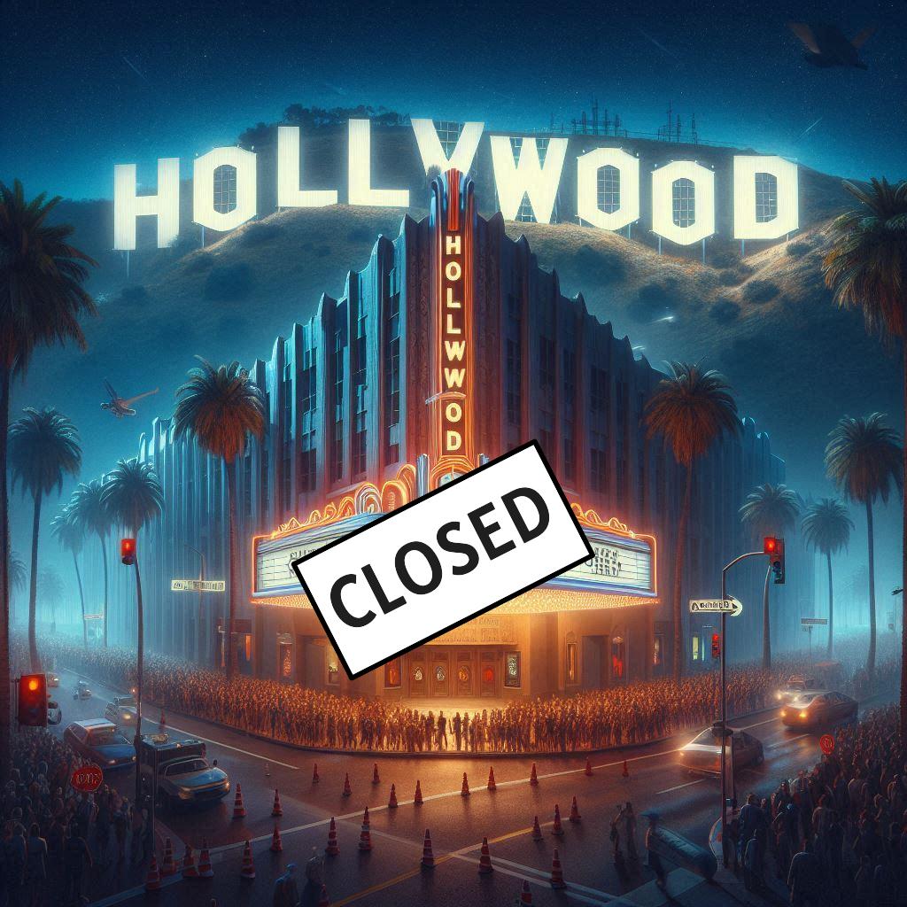 hollywood shuts down